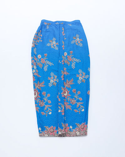 Nindita pleated skirt in electric blue