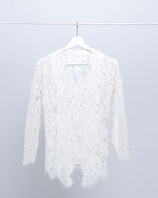 Load image into Gallery viewer, Lace kebaya top in ivory