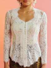 Load image into Gallery viewer, Lace Kebaya in White