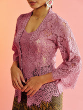 Load image into Gallery viewer, Lace Kebaya in Dusty Pink